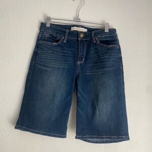 Dark Blue Denim Shorts